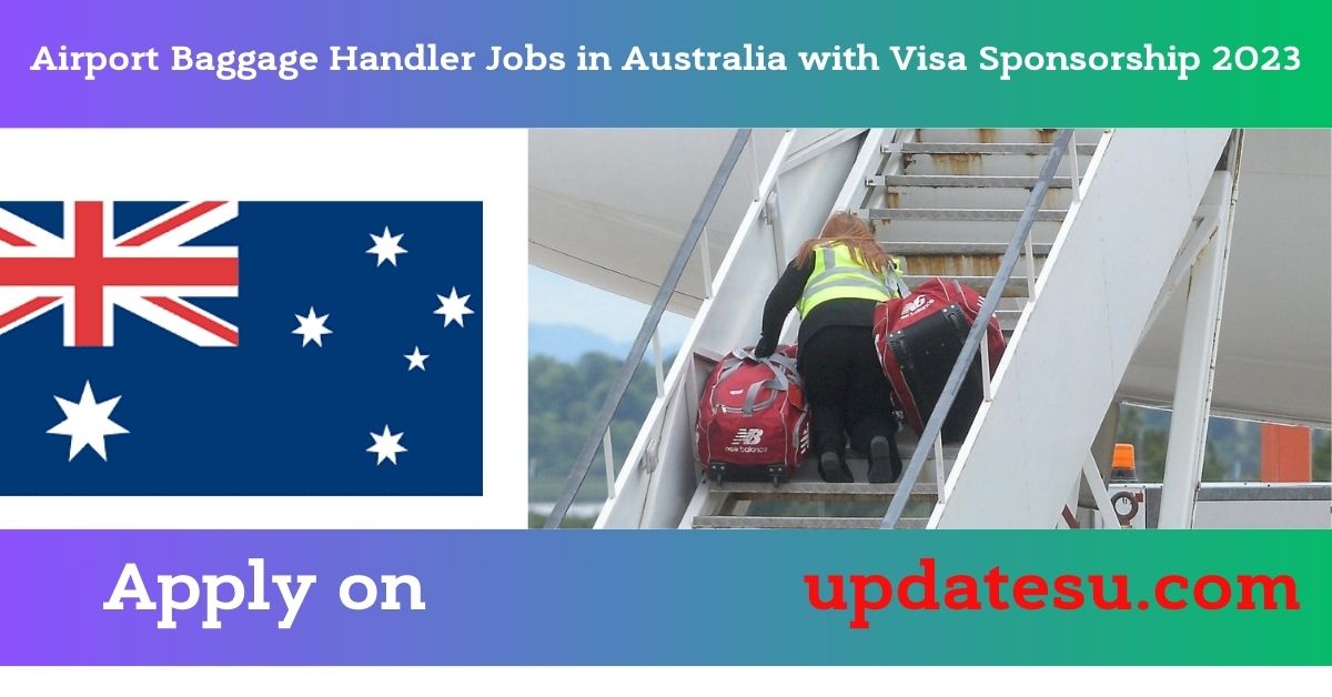Airport Baggage Handler Jobs in Australia with Visa Sponsorship 2023