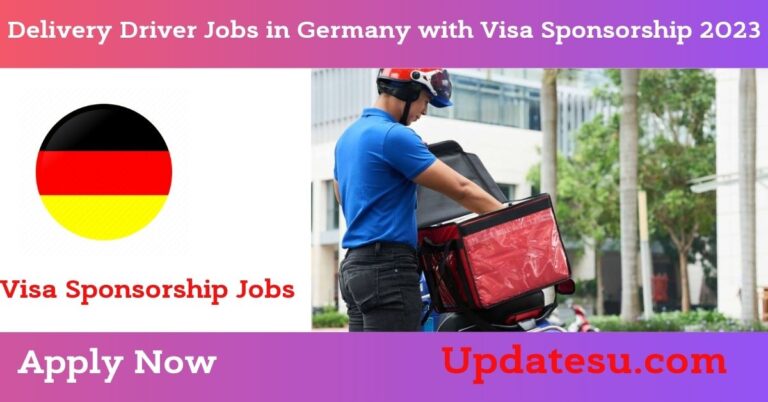 Delivery Driver Jobs in Germany with Visa Sponsorship 2023