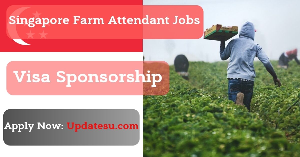 Singapore Farm Attendant Jobs 2023 with Visa Sponsorship 