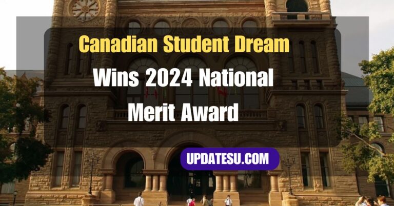 Canadian Student Achieves Academic Dream: Wins 2024 National Merit Award!