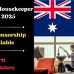 Australia Housekeeper Jobs with Visa Sponsorship 2025